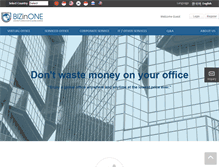 Tablet Screenshot of bizinone.com